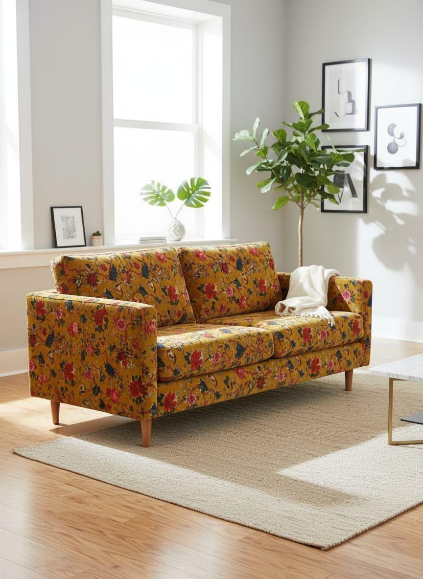 Cotton Velvet Fabric for Upholstery / DIY/ Dresses -Tree of Life