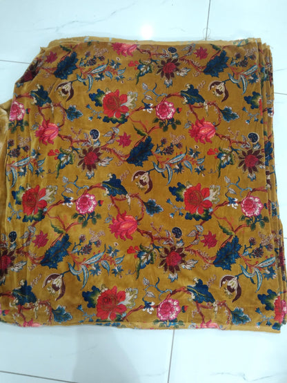 Cotton Velvet Fabric for Upholstery / DIY/ Dresses -Tree of Life