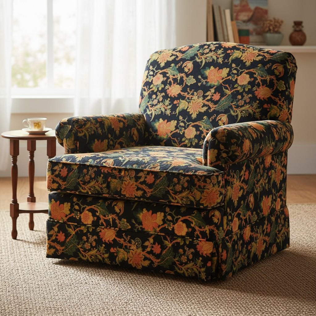 Cotton Velvet Fabric for Upholstery / DIY/ Dresses - Tree of Life Greenish Blue