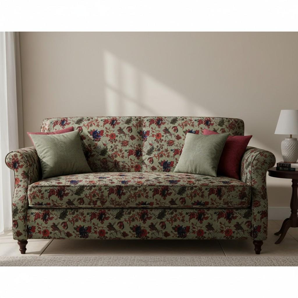 Cotton Velvet Fabric for Upholstery / DIY/ Dresses -Tree of Life