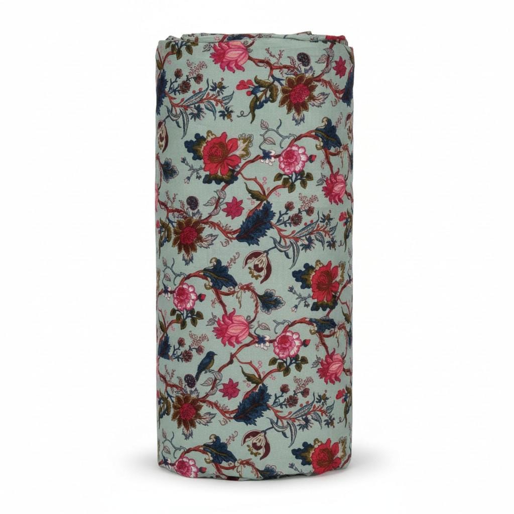 Cotton Velvet Fabric for Upholstery / DIY/ Dresses -Tree of Life