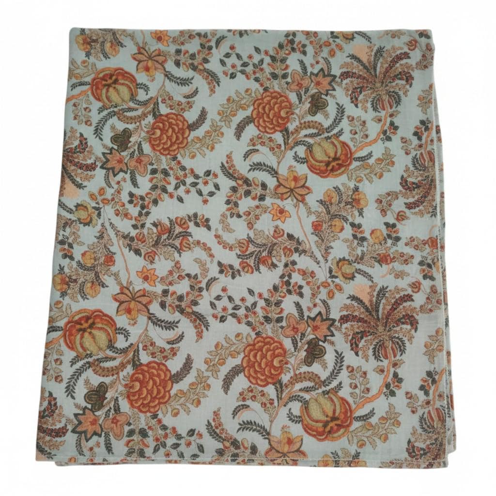 Cotton Velvet Fabric for Upholstery / DIY/ Dresses - Vintage floral Mukut 2