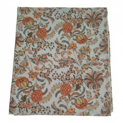 Cotton Velvet Fabric for Upholstery / DIY/ Dresses - Vintage floral Mukut 2