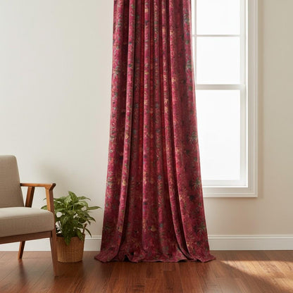 limited time holiday sale Birds of Paradise 1 Velvet Curtain