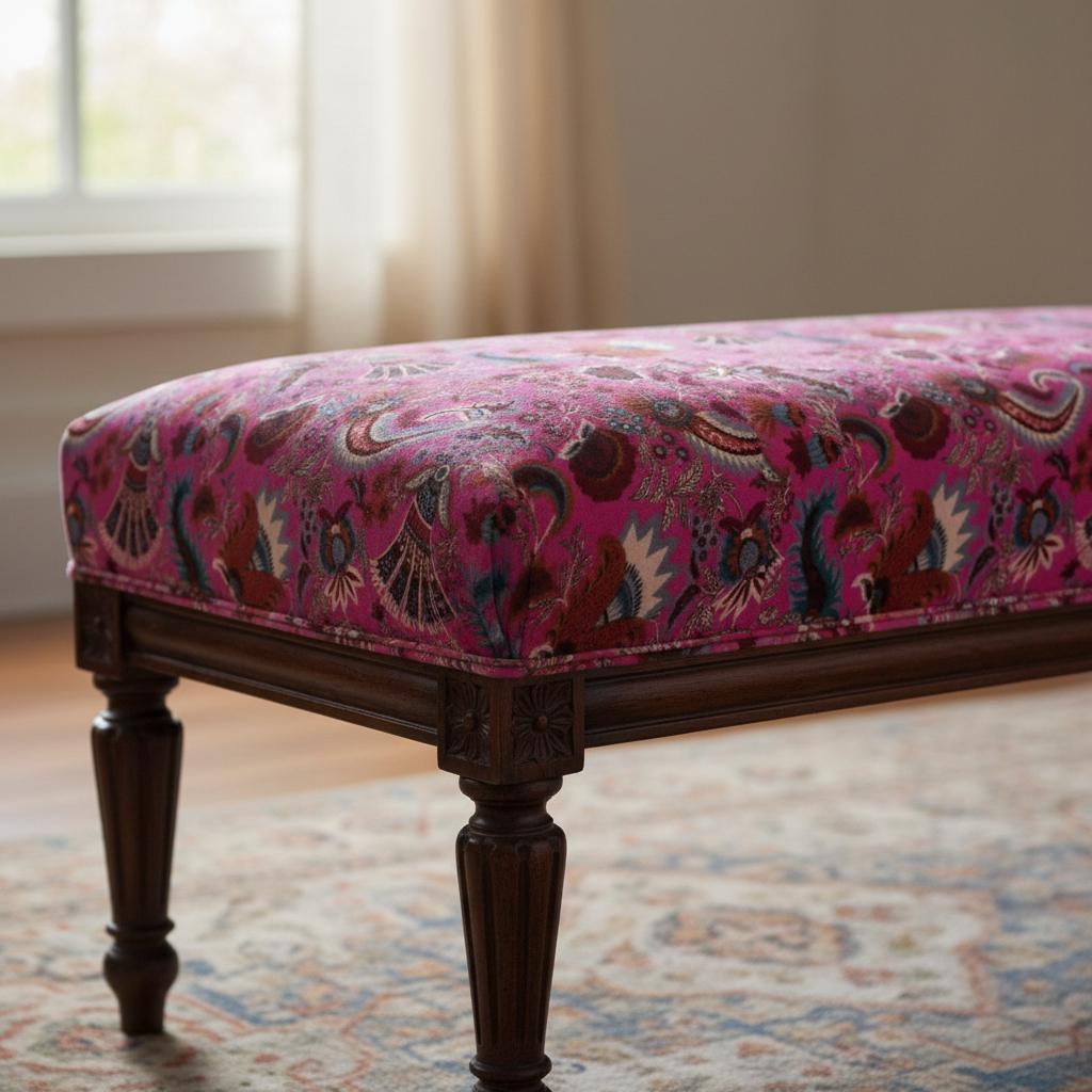 Cotton Velvet Fabric for Upholstery / DIY/ Dresses - Wandering Wildflower Mukut