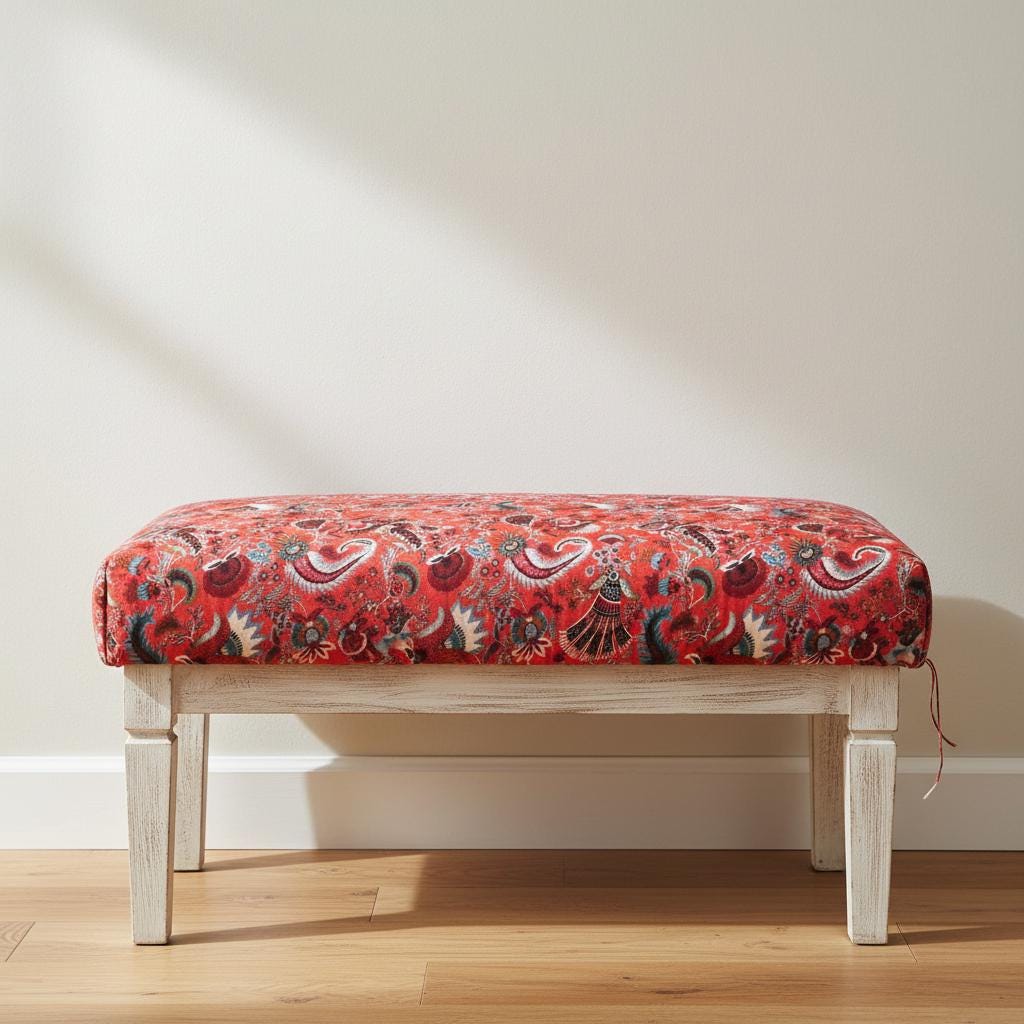 Cotton Velvet Fabric for Upholstery / DIY/ Dresses - Wandering Wildflower Mukut