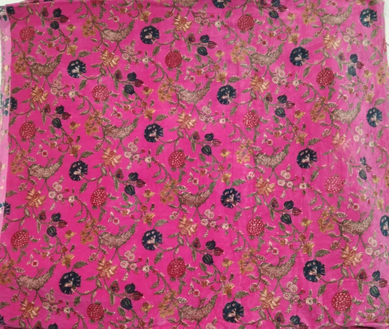 Cotton Velvet Fabric for Upholstery / DIY/ Dresses - Kishori Classic