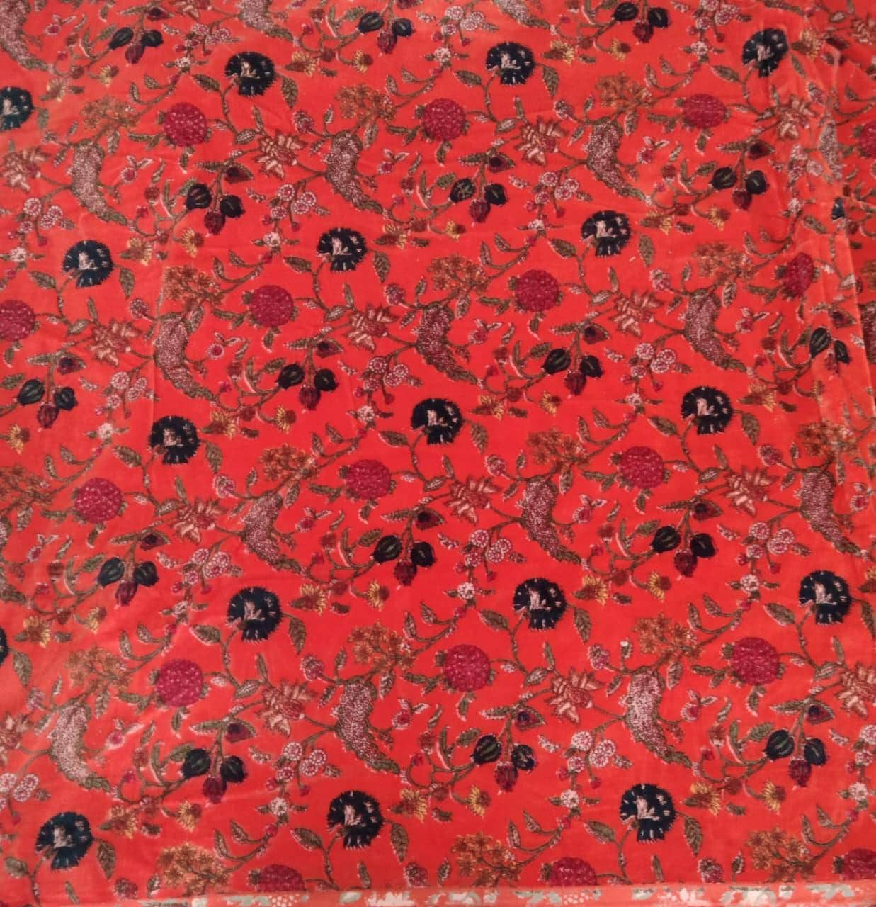 Cotton Velvet Fabric for Upholstery / DIY/ Dresses - Kishori Classic