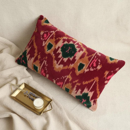 Cotton Velvet Cushion Cover 30 x 50 cm printed Velvet Ekat Zipper Closure