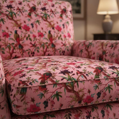 Cotton Velvet Fabric for Upholstery / DIY/ Robe -Birds of Paradise