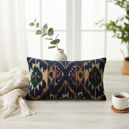 Cotton Velvet Cushion Cover 30 x 50 cm printed Velvet Ekat Zipper Closure