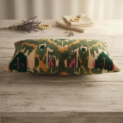 Cotton Velvet Cushion Cover 30 x 50 cm printed Velvet Ekat Zipper Closure