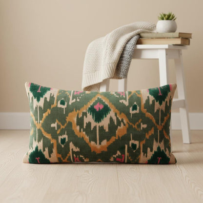 Cotton Velvet Cushion Cover 30 x 50 cm printed Velvet Ekat Zipper Closure