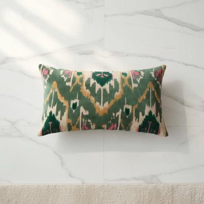 Cotton Velvet Cushion Cover 30 x 50 cm printed Velvet Ekat Zipper Closure