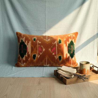 Cotton Velvet Cushion Cover 30 x 50 cm printed Velvet Ekat Zipper Closure