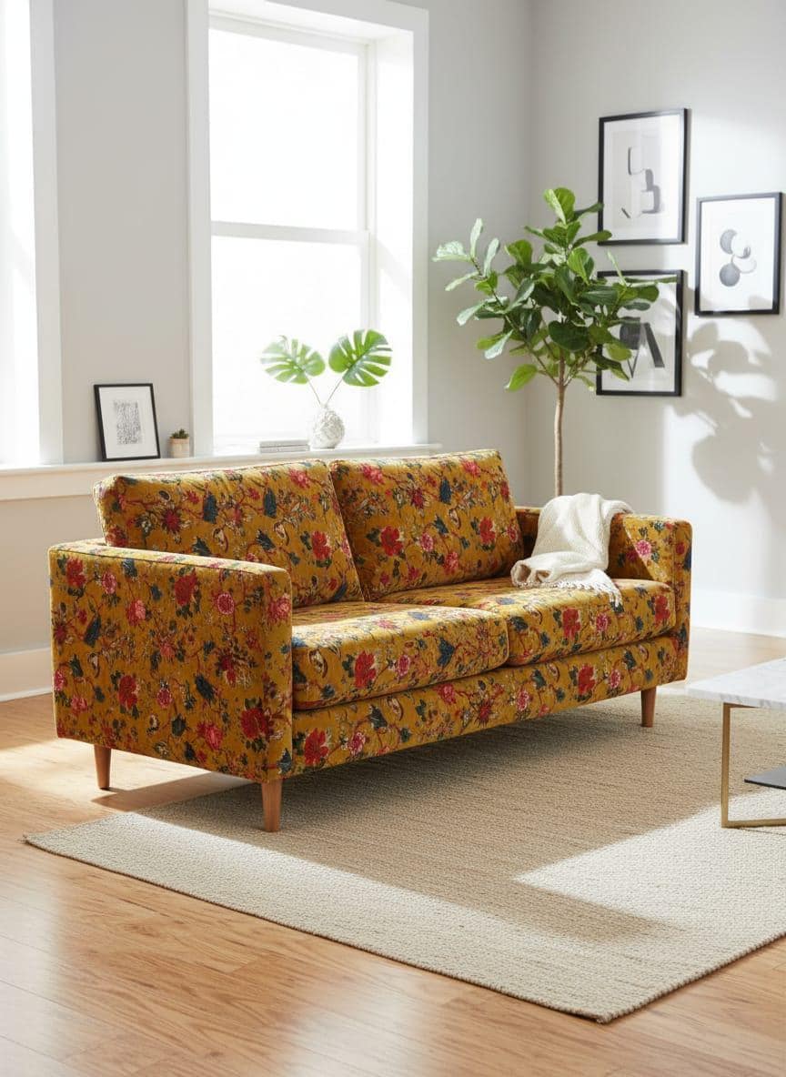 Cotton Velvet Fabric for Upholstery / DIY/ Dresses -Tree of Life