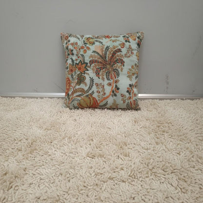 Vintage mukut2 Velvet Cushion Cover- both side printed velvet