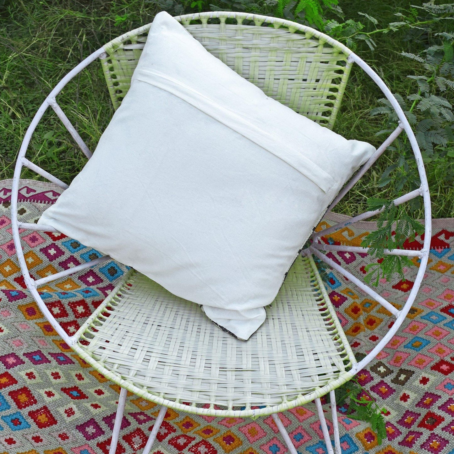 16" Designer Cushion Cover - Multicolor - The Teal Thread