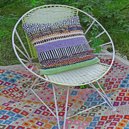 16" Designer Cushion Cover - Multicolor - The Teal Thread