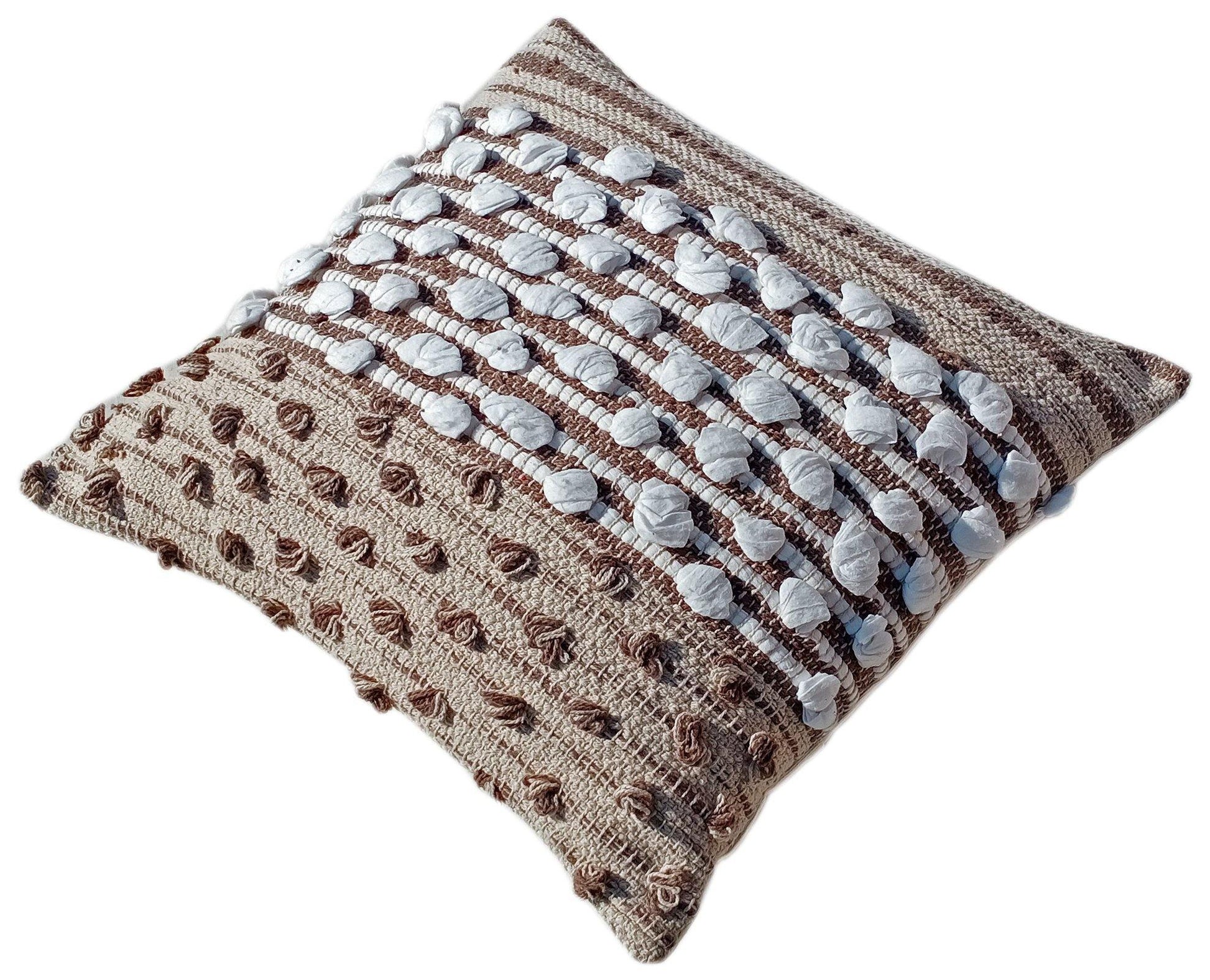 18" Designer Cushion Cover -Beads - The Teal Thread
