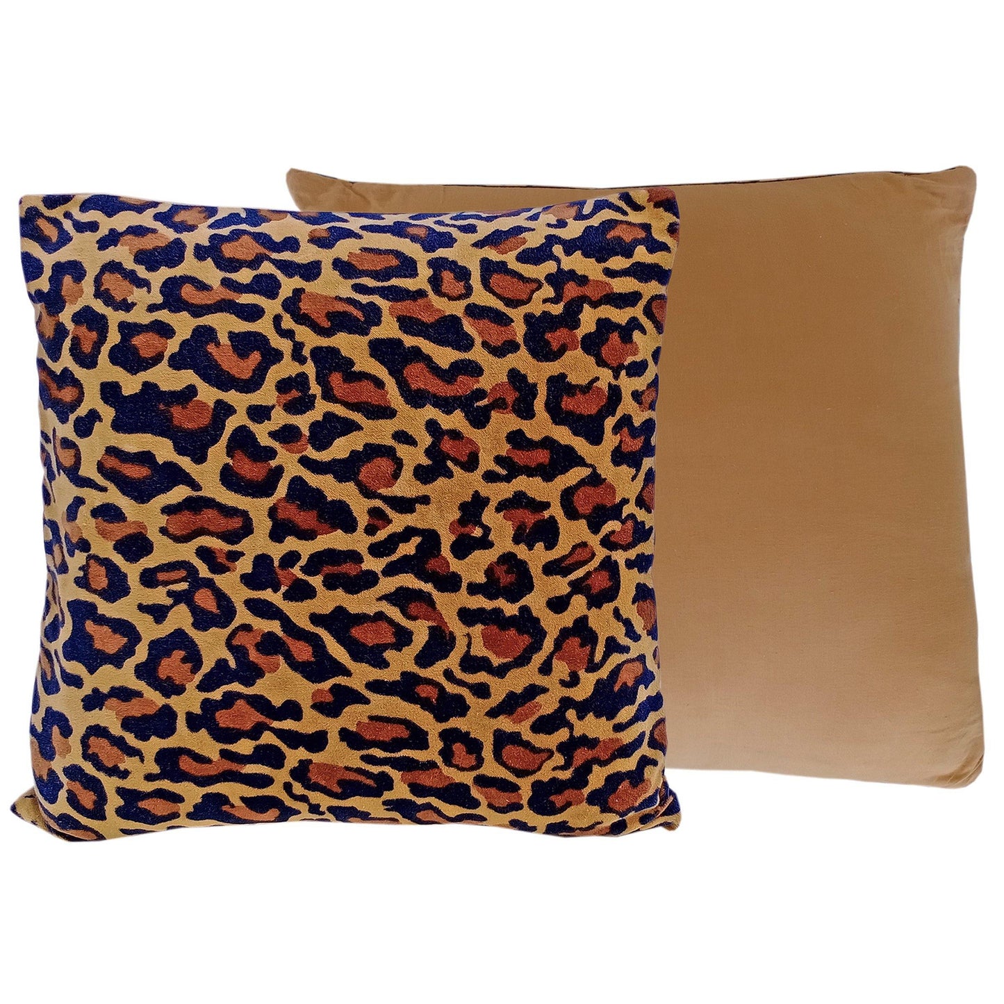 Leopard Print Velvet Cushion Cover - The Teal Thread