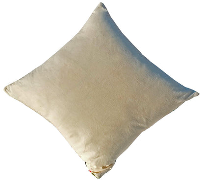Frida Kahlo Velvet Cushion Cover- White - The Teal Thread