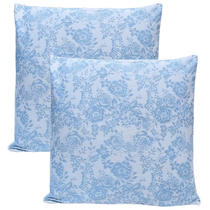 20 " Sky Blue Cotton Cushion Cover