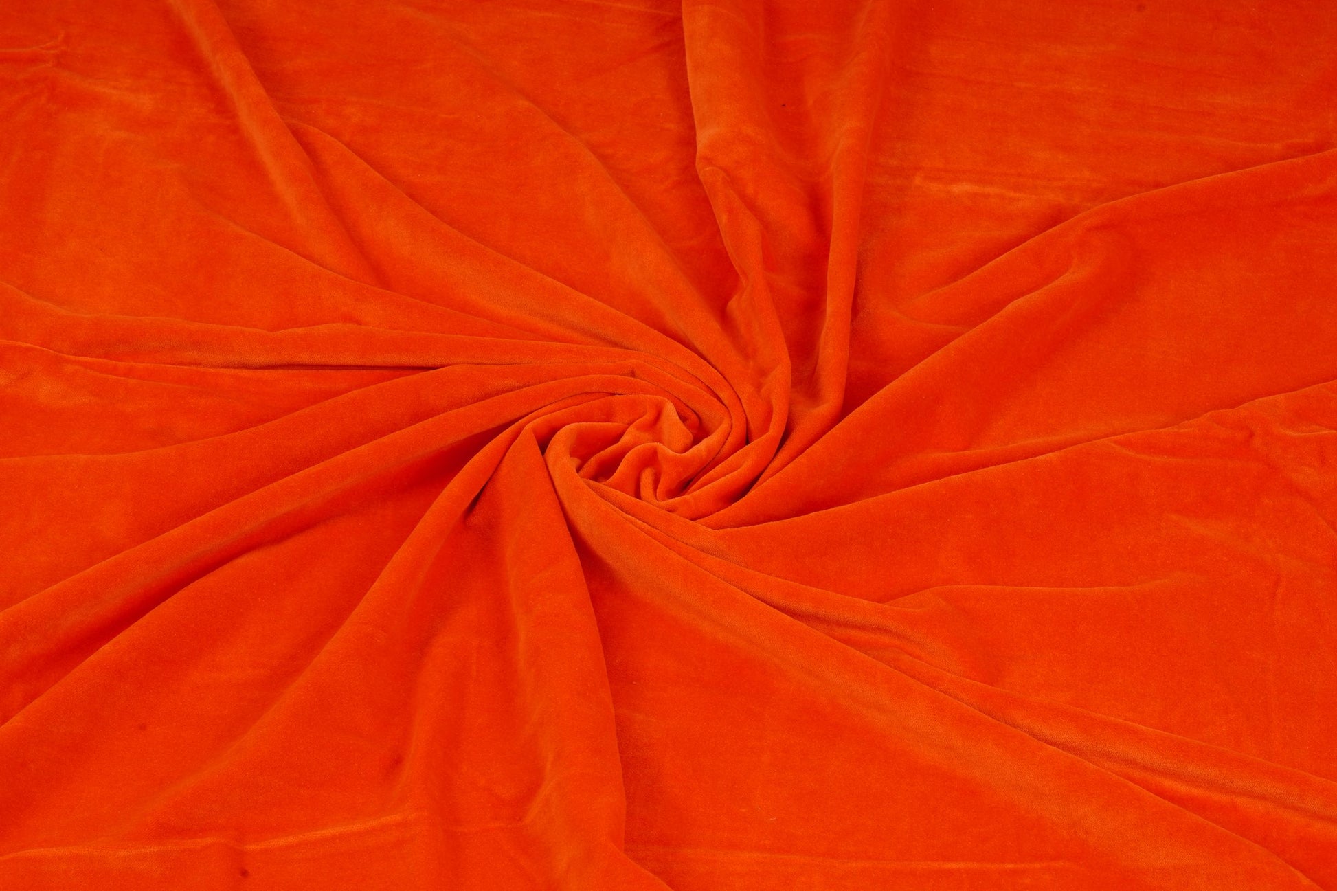 Velvet Sofa throw- Orange - The Teal Thread