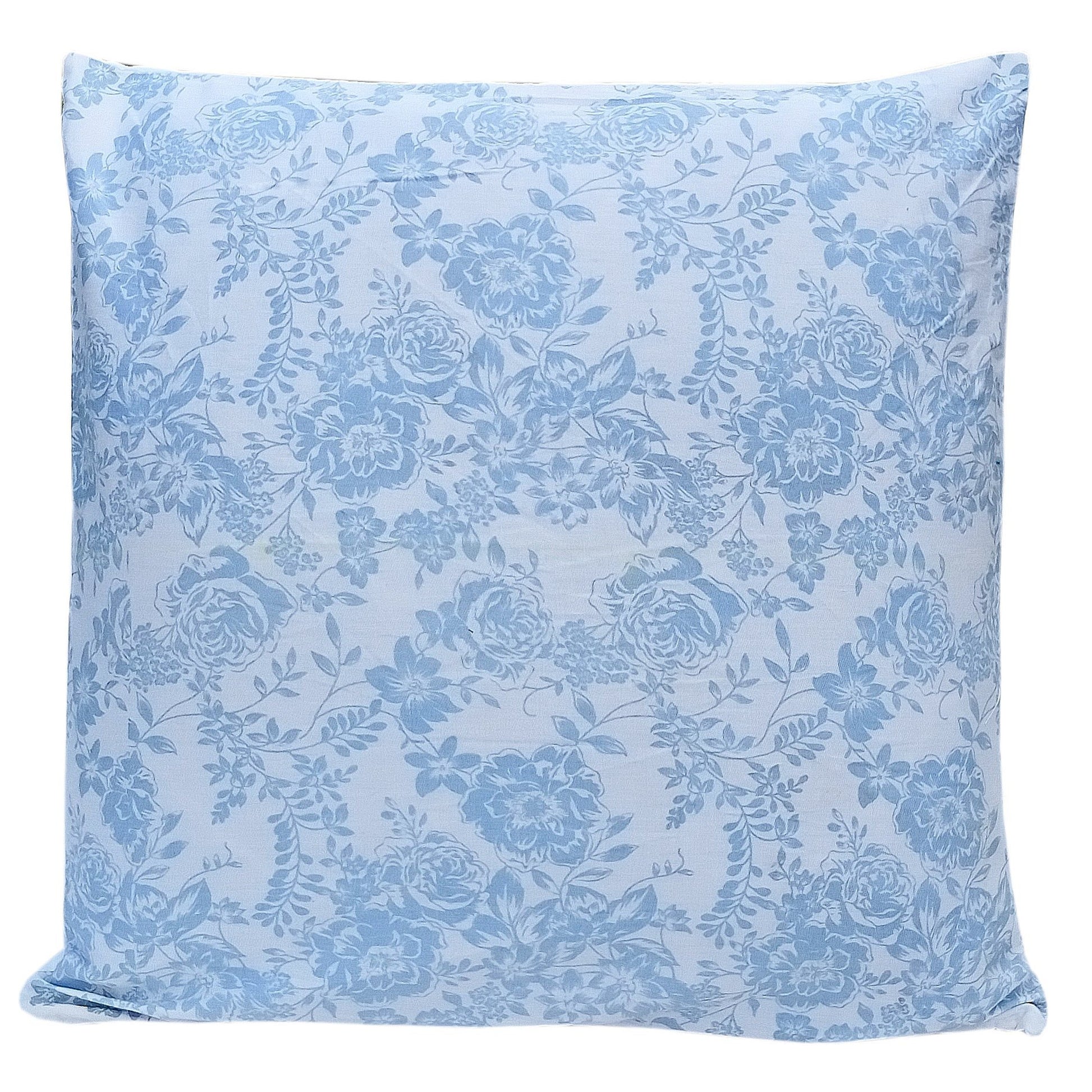 20 " Sky Blue Cotton Cushion Cover-Cushion Covers-Saryu Homes-1 Piece-Saryuhomes