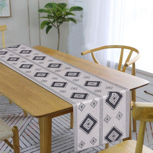 14 x 60 inches Cotton Rug Table Runner - The Teal Thread