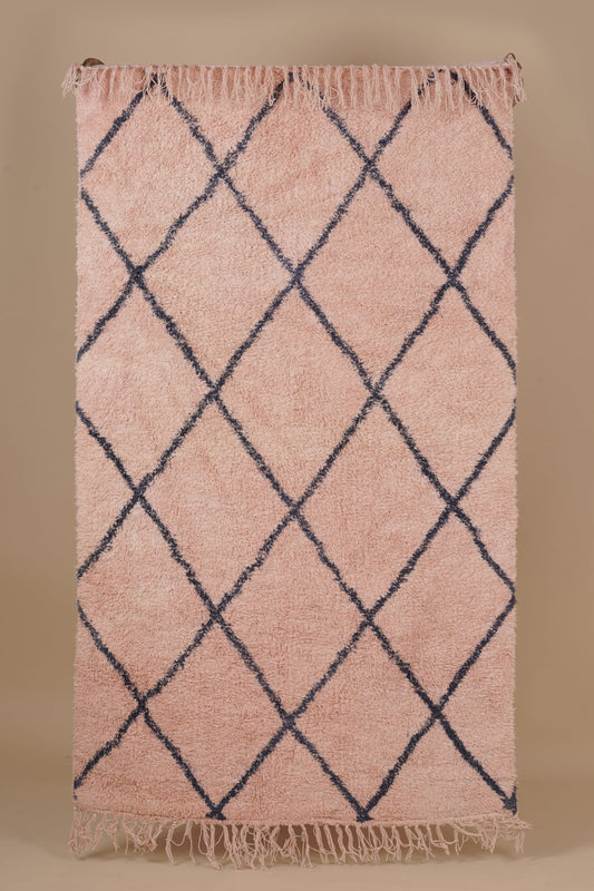 3 x 5 feet Fur Shaggy Carpet Area Rug- Pink - The Teal Thread