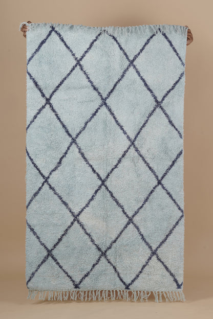 3 x 5 feet Fur Shaggy Carpet Area / Rug- Grey - The Teal Thread