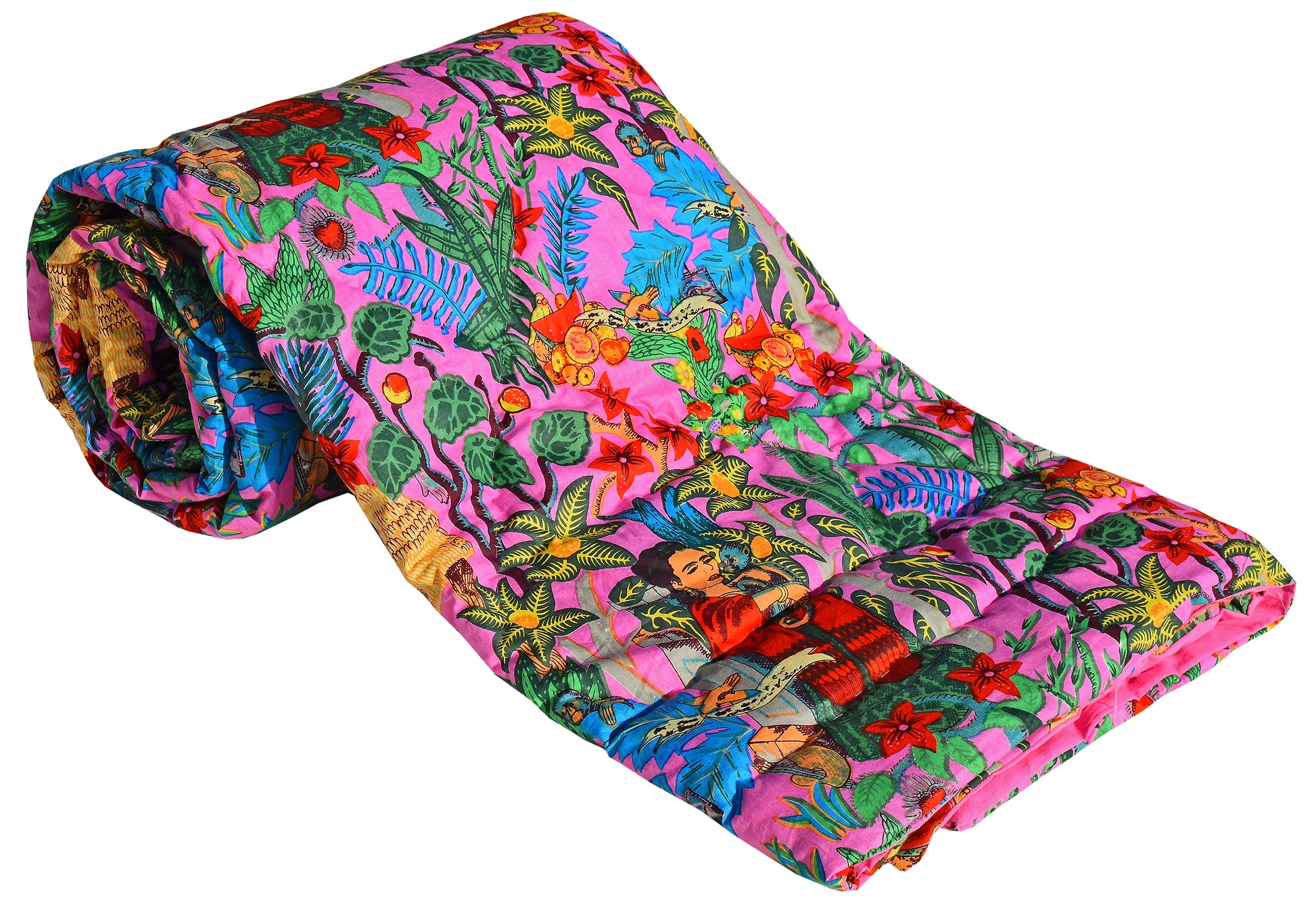 Frida Kahlo Print Quilt - The Teal Thread