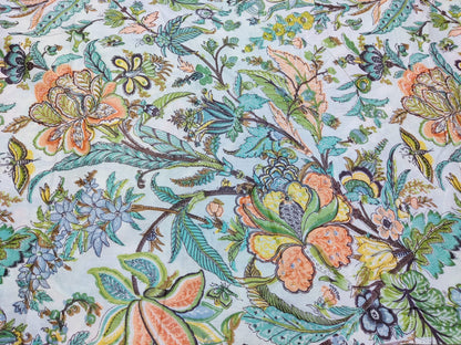 Tropical Voile Fabric Width 44 inches - The Teal Thread