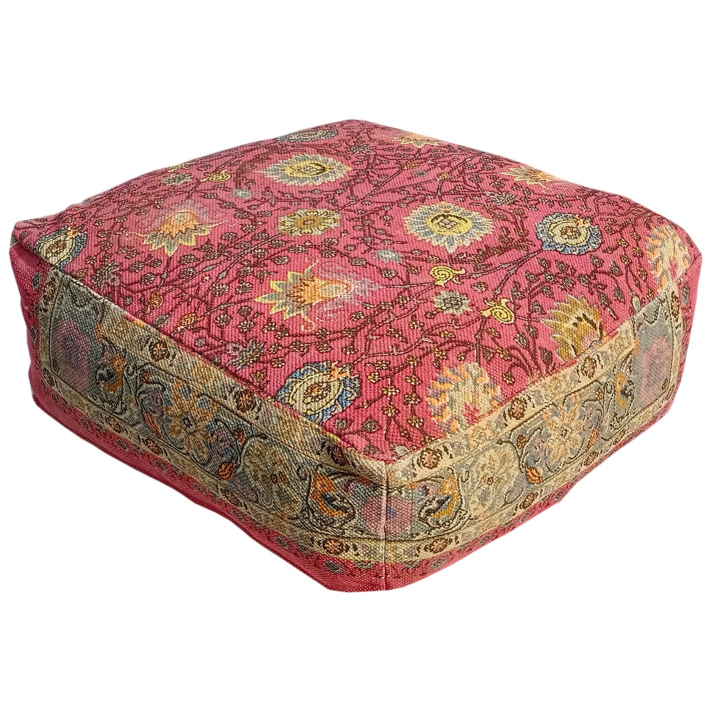Ottoman Multicolor / bean bag - Des4 - The Teal Thread