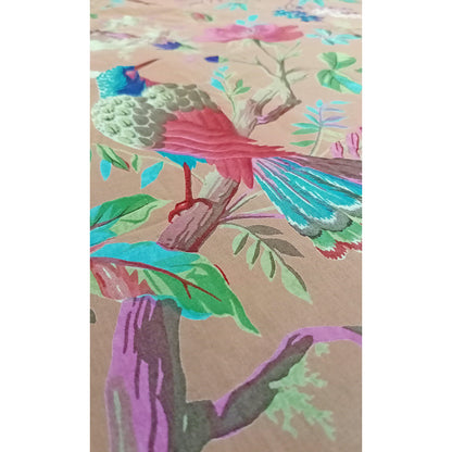 Birds of Paradise Orange width 44 inches - The Teal Thread