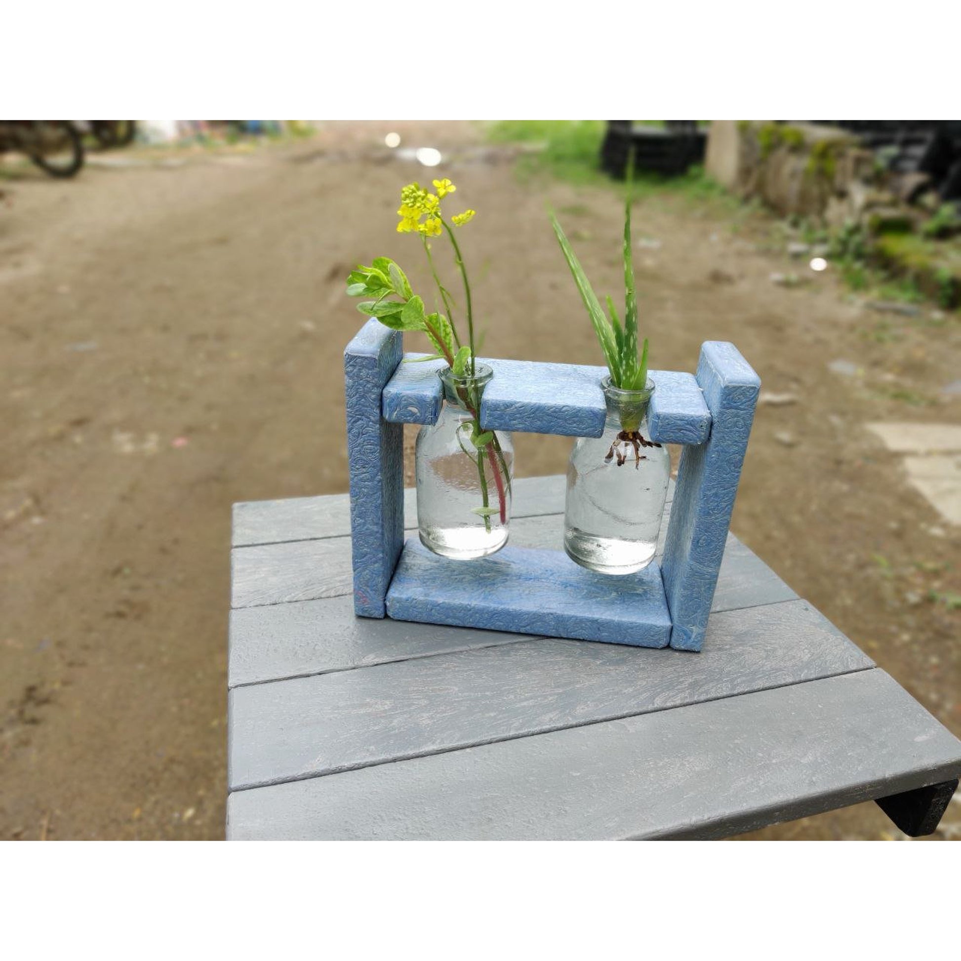 Econiture Bottle Planter Stand - The Teal Thread