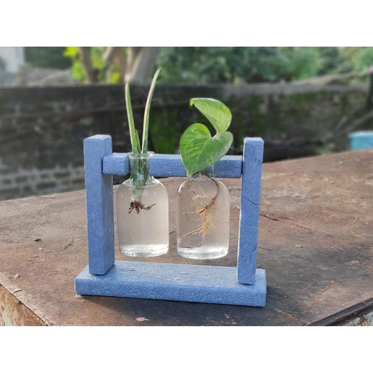 Eco Bottle Planter Stand - Lean - The Teal Thread