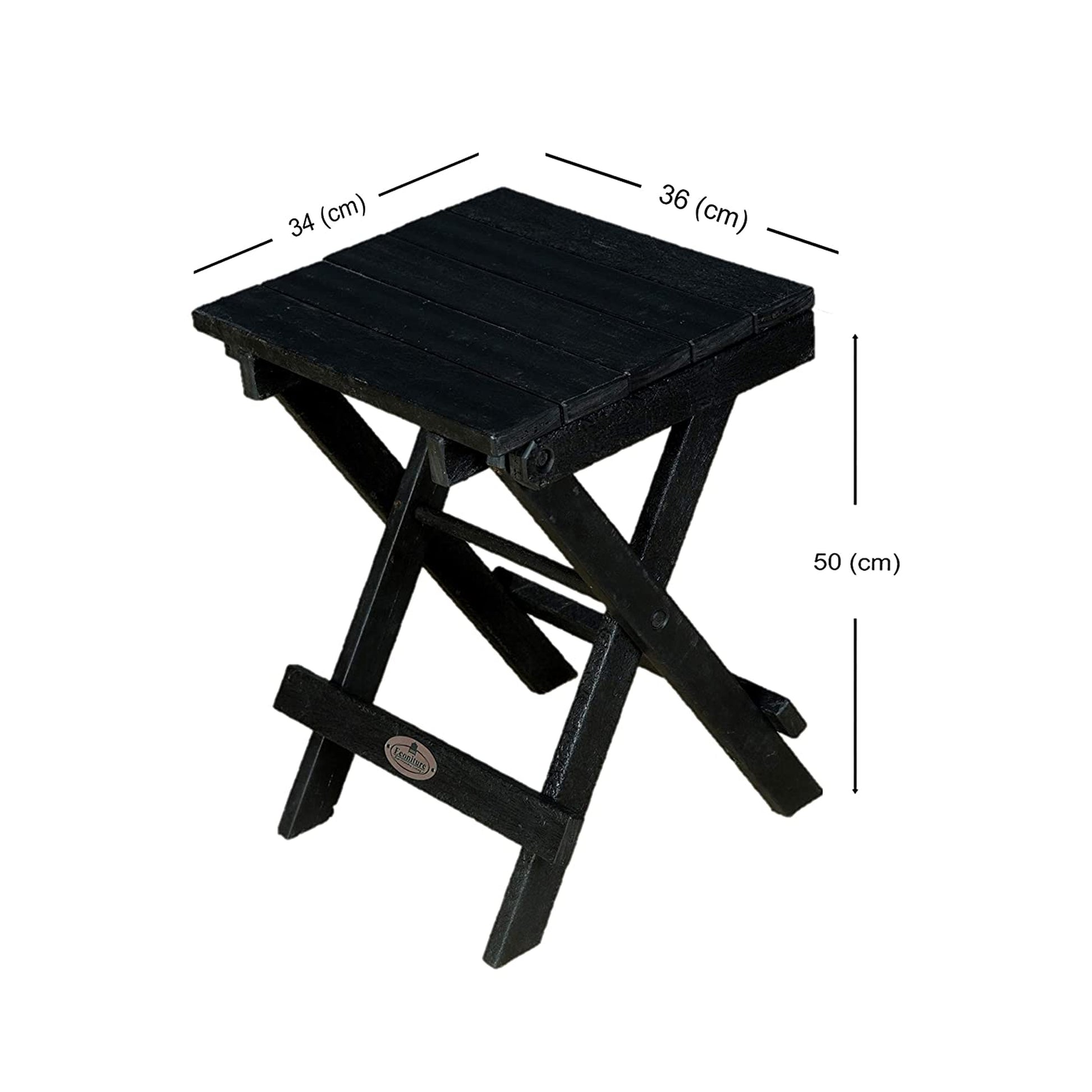 Econiture Azure Portable Folding Stool - The Teal Thread