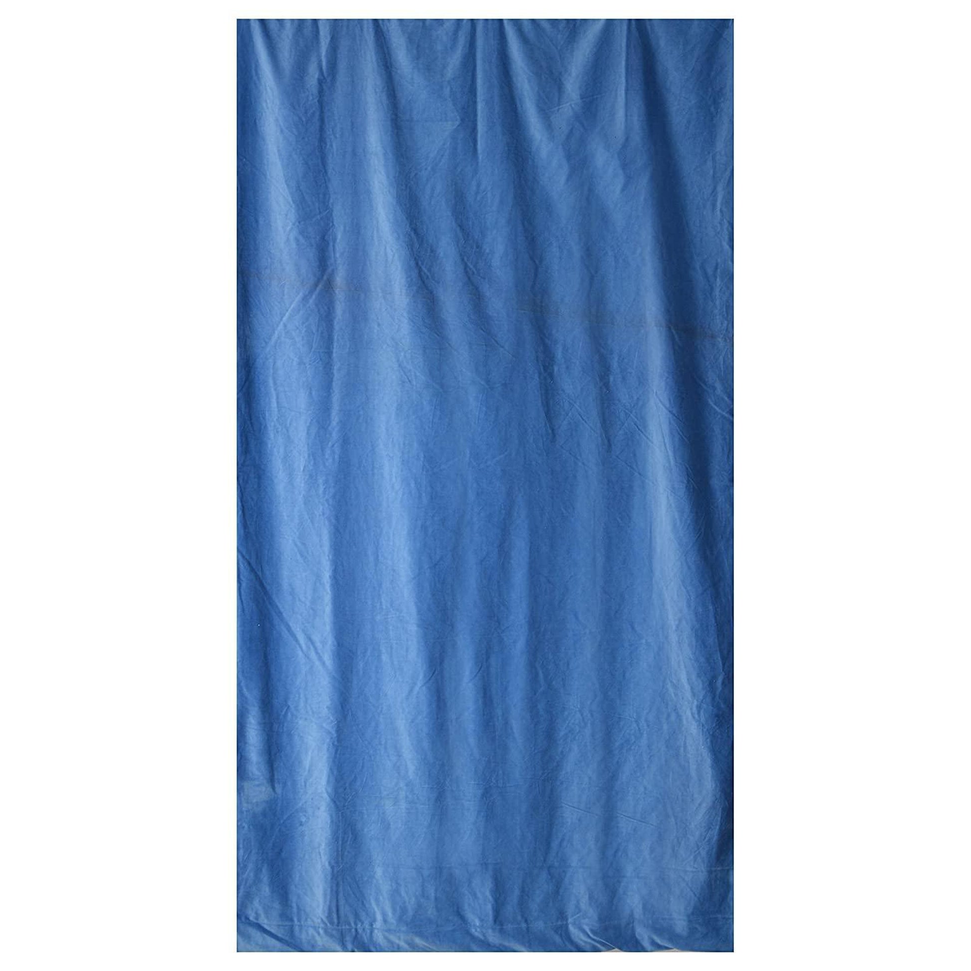 Solid Color 1 Velvet Curtain-Blue - The Teal Thread