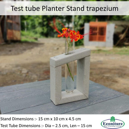 Eco Test Tube Planter Trapezium - The Teal Thread