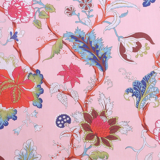 Tree of Life Width 44 inches Pink - The Teal Thread